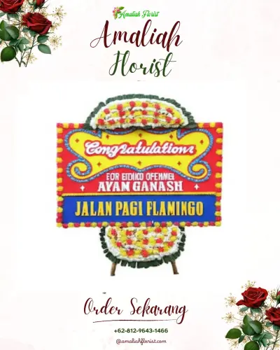 Bunga Papan Congratulation di Donomulyo